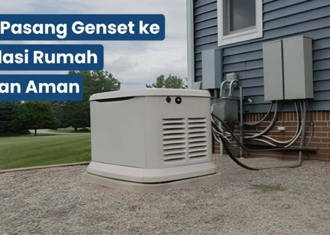 Cara Pasang Genset ke Instalasi Rumah dengan Aman