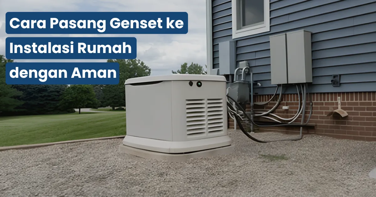 Cara Pasang Genset ke Instalasi Rumah dengan Aman