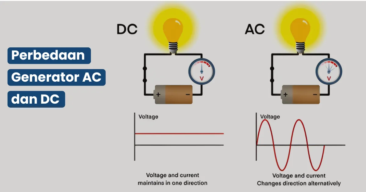 Perbedaan Generator AC dan DC
