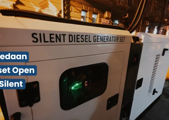 Perbedaan Genset Open dan Silent