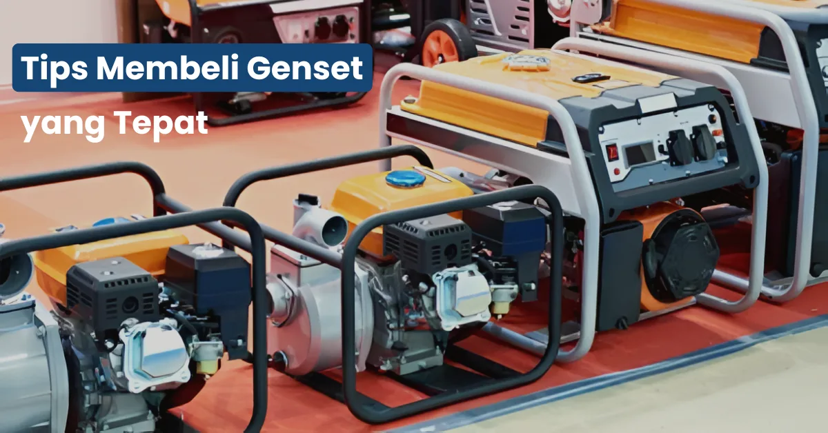 Tips Membeli Genset yang Tepat agar Tidak Salah Pilih
