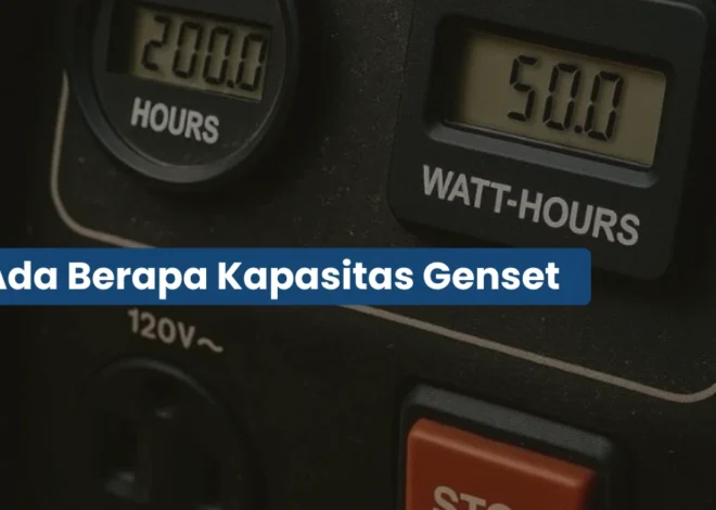 Berapa Kapasitas Genset yang Cocok? Jangan Sampai Salah Pilih untuk Rumah atau Proyek