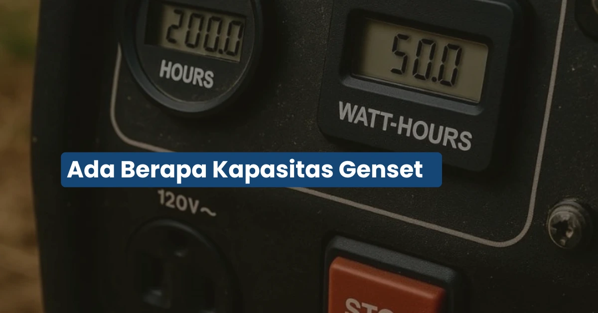 Berapa Kapasitas Genset yang Cocok? Jangan Sampai Salah Pilih untuk Rumah atau Proyek