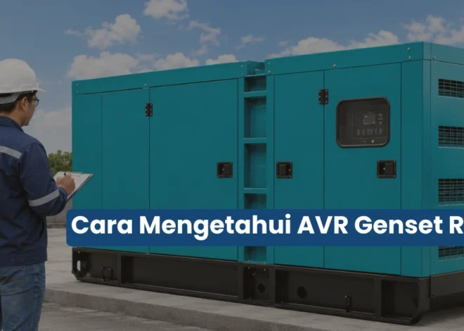 Begini Cara Mengetahui AVR Genset Rusak Sebelum Mesin Mati Total