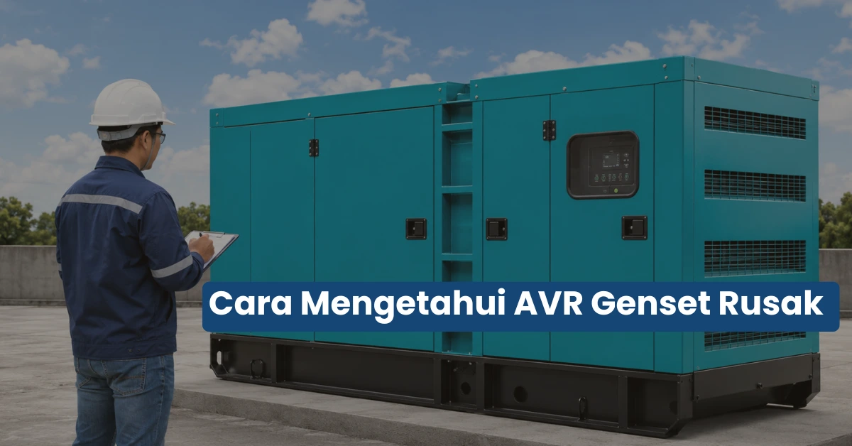 Begini Cara Mengetahui AVR Genset Rusak Sebelum Mesin Mati Total