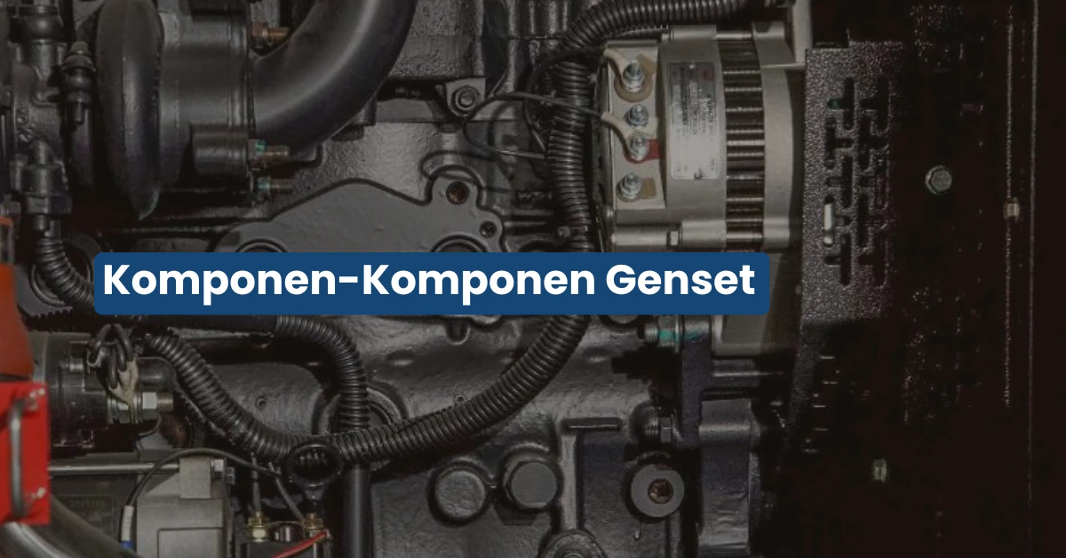 Komponen Genset yang Wajib Dipahami