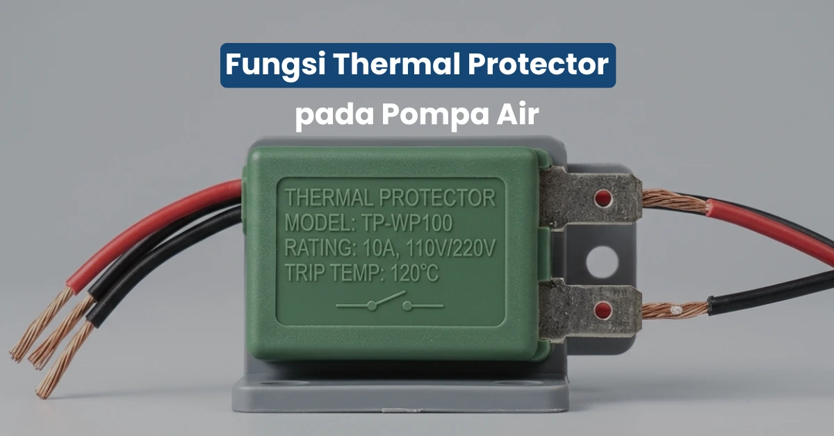 Fungsi Thermal Protector Pada Dinamo Pompa Air