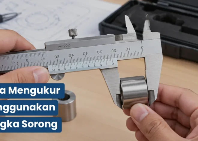 Cara Mengukur Menggunakan Jangka Sorong yang Benar