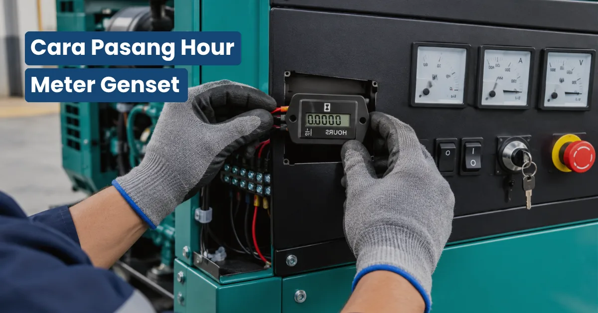 Cara Pasang Hour Meter Genset dengan Aman