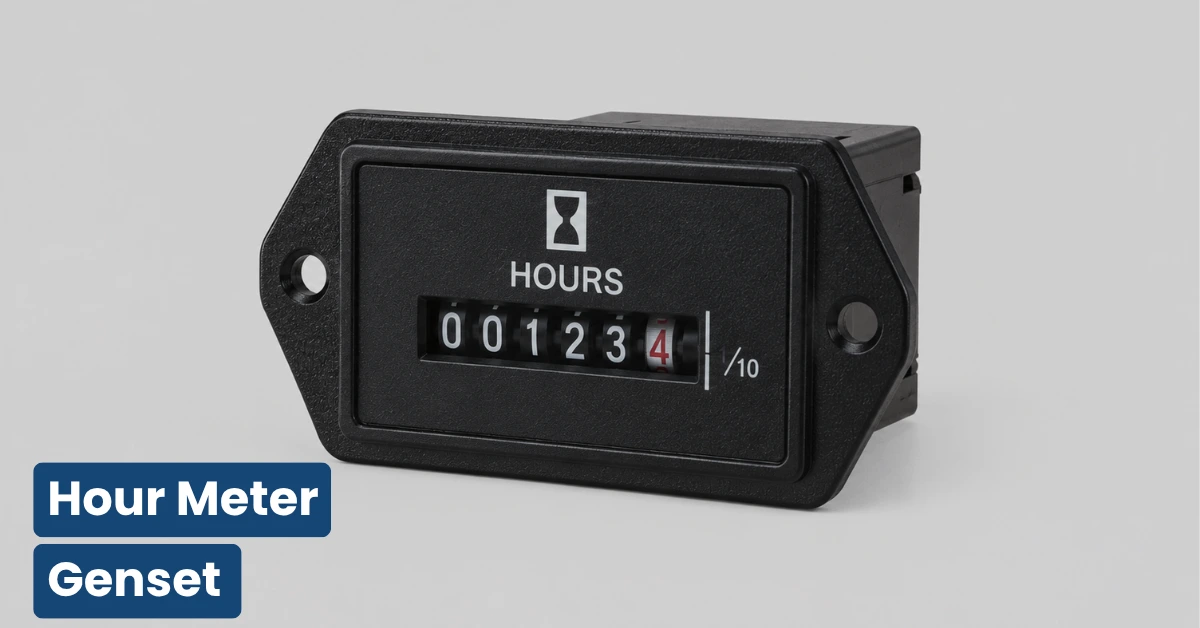 Hour Meter Genset: Fungsi, Cara Kerja & Manfaatnya