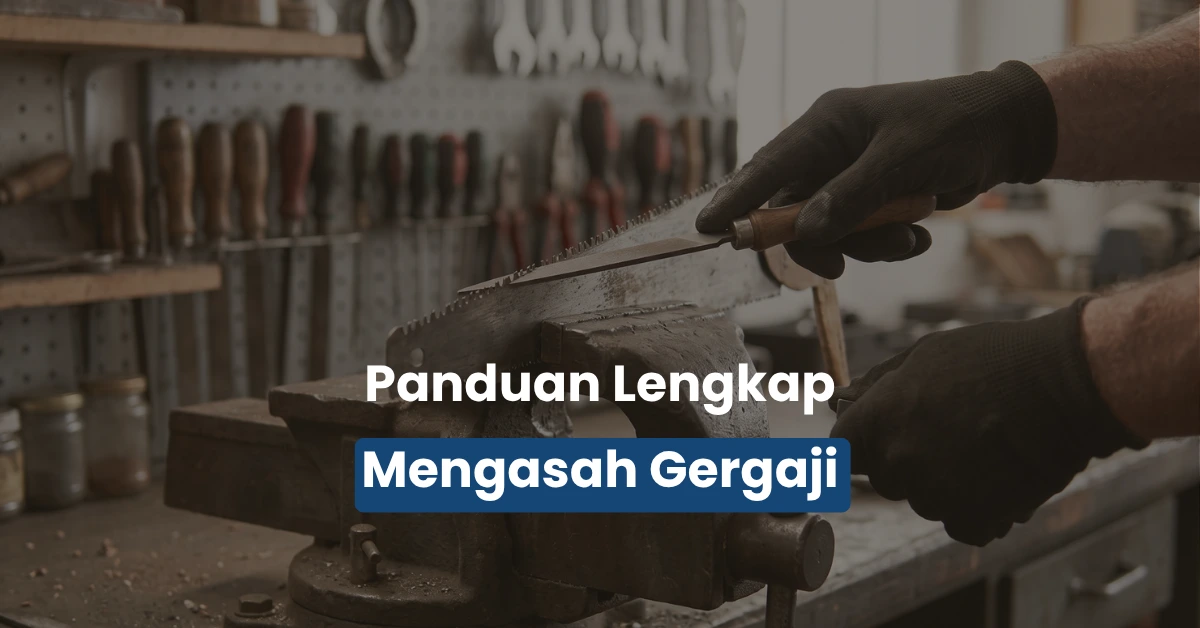 Cara Mengasah Gergaji Kayu Manual Agar Kembali Tajam Maksimal