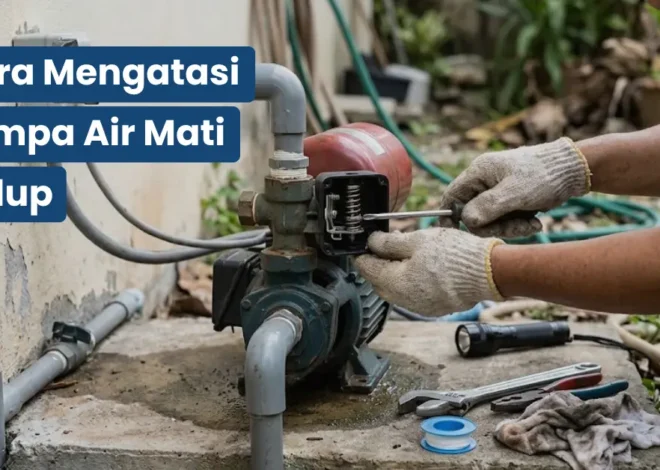 Cara Ampuh Mengatasi Pompa Air Mati Hidup