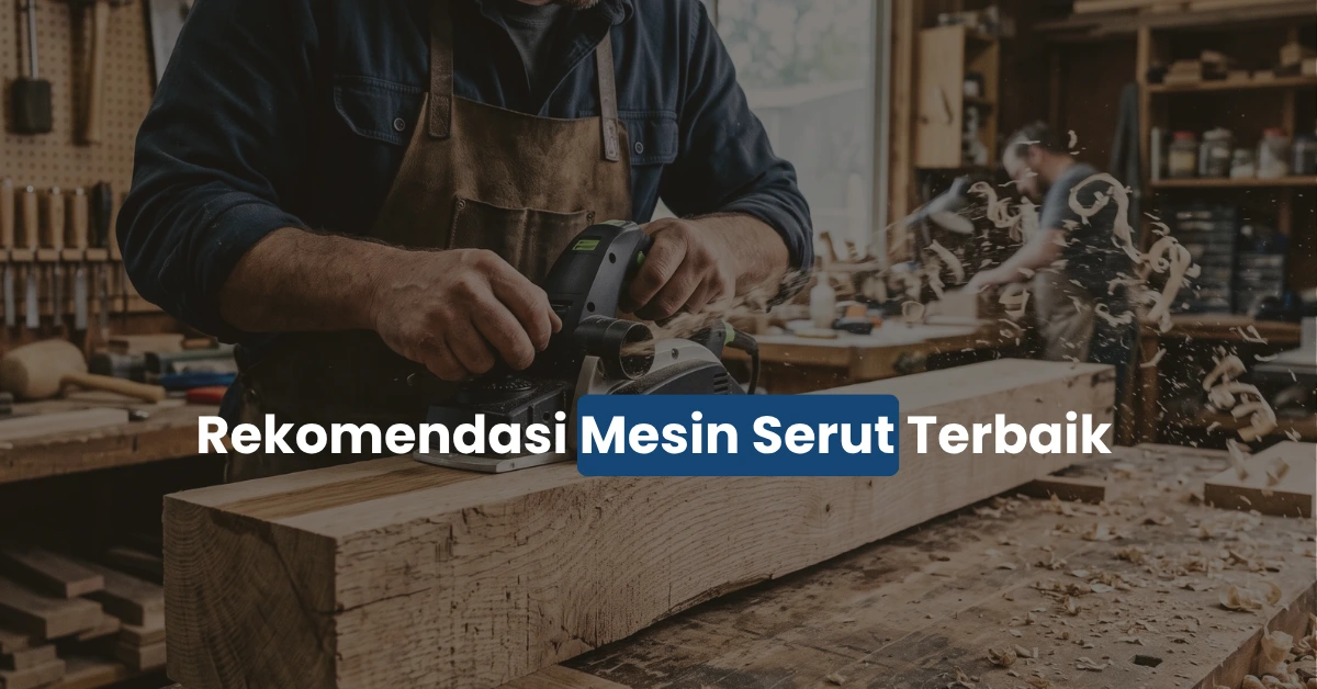 Ini 7 Rekomendasi Mesin Serut Kayu Terbaik untuk Pertukangan