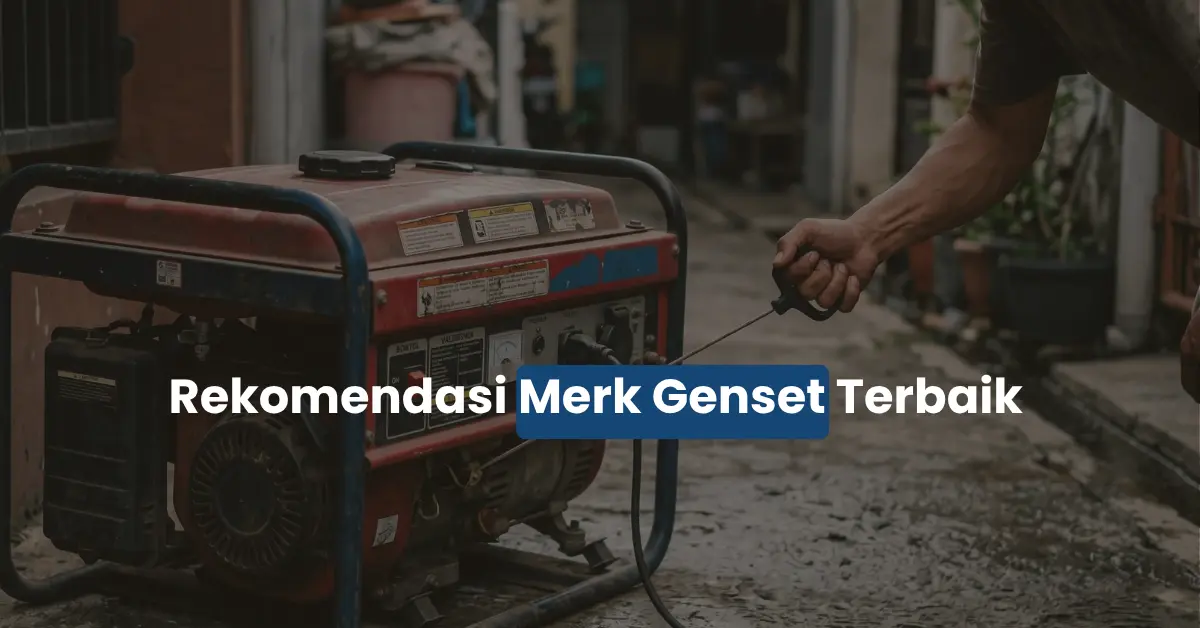 Ini 4 Merk Genset Terbaik untuk Rumah dan Usaha